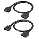 Rgb Female To Splitter Cable 3 Pin Connector Extension 30cm 2pcs. Fixed Price $7.20.