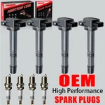4x Brand Oem Ignition Coil & Iridium Spark Plug For Honda Accord Cr-v 2.4l Uf311. Fixed Price $41.29.