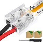 Hitlights 12 Pack Led Connector 2 Pin 8mm 2pin (12pcs, Strip To Wire). Fixed Price $24.84.