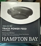 Hampton Bay 1004 612 907 Linear Track Power Feed In Black 2400watt 1004612907. Fixed Price $12.95.