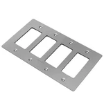 Buster + Punch Npl-023069 Wall Plates Quadruple Rocker Switch - Silver. Fixed Price $125.00.