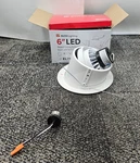 Elco El715ct5w 6" Led Sloped Ceiling Reflector Insert W/ 5-cct Switch. Fixed Price $49.99.