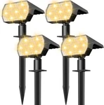 Nymphy Solar Lights Outdoor Waterproof Ip68, 56 Led 3 Lighting Modes Power. Fixed Price $54.01.