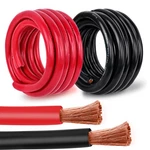 Kimbluth 2 Awg Battery Cable 2x5ft Copper Ofc Red/black For Auto Solar. Fixed Price $54.42.