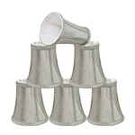 Aspen Creative 30246-6a, Bell Clip-on Chandelier Lamp Shade, Silver-grey, 2 1.... Fixed Price $77.97.