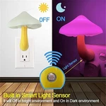 Led Night Light Mushroom Wall Socket Lamp. Fixed Price $14.99.