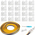 Homelylife 6 Pin Led Strip Connectors Solderless 20 Pack With 16.4ft Extensio.... Fixed Price $29.14.