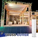 Hahafelt 2 Pcs White Truss Cover Fits 6.56 Ft X 12 In Box Scrim Elastic.... Fixed Price $32.69.