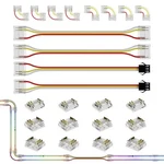 Miwise 12mm Connectors Kit For 3-pin Rgb Smart Ic Cob Led Strip.... Fixed Price $11.99.