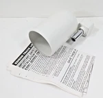 Edison E2600p Roundback Track Light White With Black Baffle 50w R20 Vintage. Fixed Price $11.50.