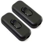 Inline Cord Switch, Pluspoe 2-pack On-off Dpst Control Lamp Switch For Bedroom T. Fixed Price $10.05.