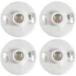 Saysurey 4 Pcs E26 Medium Base Ceiling Lamp Holder Keyless Light Sockets Whit.... Fixed Price $30.70.