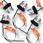 E26 Socket Adapter Pack Of 10, Medium Base Male Screw In Light Bulb Outl. Fixed Price $19.99.