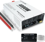 4000w Power Inverter 12v To 120v With Lcd, Usb, Remote & 4 Outlets. Fixed Price $381.99.
