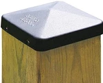 Nuvo Iron Easy-cap Pyramid Post Caps - Black (pcp12blk). Fixed Price $8.99.