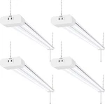 Hykolity 4 Pack 4ft Led Shop Light, Linkable Utility 42 W With Cover, White. Fixed Price $85.35.