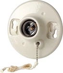 Leviton 29816-00c Porcelain Incandescent Medium Base Ceiling Keyless Lampholder. Fixed Price $10.24.