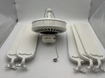 Vintage Casablanca Delta Iii Ceiling Fan Antique White W/ Wood Handle #4411d. Fixed Price $249.99.