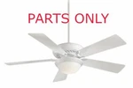 Minka Aire Supra 52 In. Led Indoor White Ceiling Fan (parts). Fixed Price $15.00.