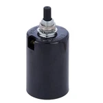 Medium Base Phenolic Husk Socket With Bottom Turn Knob,black Plastic Soc.... Fixed Price $17.09.