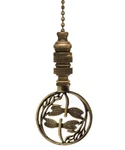Double Dragonfly Ceiling Fan Pull Antique Brass 2.8"h. Fixed Price $19.99.