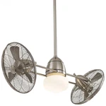 Gyro Wet - Led 42" Ceiling Fan By Minka-aire F402l-bnw. Fixed Price $1044.00.