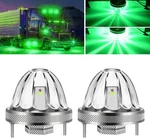 Freightliner Watermelon Led Side Marker Lights Green 2x Turn Signal. Fixed Price $45.99.