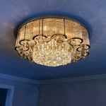 Crystal K9 Chandelier Ceiling Light Flush Mount Luxury Pendant Lighting 60cm. Fixed Price $205.30.