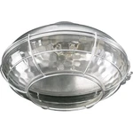 Quorum Hudson 1 Light Outdoor Flush Mount, Galvanized - 1374-809. Fixed Price $123.00.