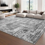 Homore Living Room Rug 6x9 Large Grey Area Rugs Non Slip Washable Fo.... Fixed Price $72.63.