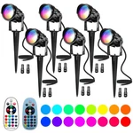 Uponeled Christmas Landscape Lights 12w Rgbw Outdoor Spot For Yard, Low V. Fixed Price $108.31.