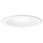 Halo 5 In. White Recessed Ceiling Light Trim With Open Splay. Fixed Price $7.99.