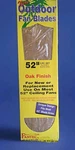 Fantec 5 Pc 52" Replacement Outdoor Fan Blades ""usa Made** Composite Plastic. Fixed Price $43.25.