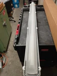 4' Led Linear, Vapor Tight, Light Fixture, 120/277v, Lxen4-40lw-rfa-edu. Fixed Price $95.00.