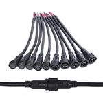 5pairs 2pin Black Electrical Connector Led For Lights 20cm Extensi. Fixed Price $17.44.