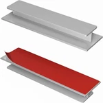 Hrx Self-adhesive Edge Fingerpull Door Handle - Easy To Install Screwless Pee.... Fixed Price $29.94.