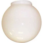 6 In. Hand-blown Glass White Globe With 3-1/8 Fitter - Pack Of 4. Fixed Price $69.34.