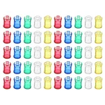5mm Transparent Light Emission Diode Holder Clip, 50-in-1, Multi-color. Fixed Price $9.99.