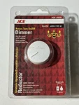 Ace Dimmer Rotary Push On/off Ivory Light Control For Incandescent Lights Only. Fixed Price $5.10.