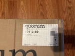 Quorum 501-3-69 Ladin - 3 Light Bath Vanity In Transitional Style Nib. Fixed Price $99.99.