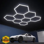Litezone Hexagon Garage Lights 8-hex 350w 5000k Led Shop Light. Fixed Price $134.99.