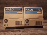 2x Halo E26 Series 4" Clear Recessed Ceiling Light Specular Reflector W/white. Fixed Price $16.95.