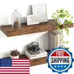 Acovy 24 Inch Floating Shelves, 8 Deep Shelves For Wall, Hanging S. Fixed Price $73.69.