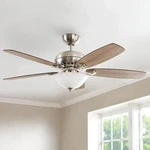 Hampton Bay Southwind Ii 52 In. Led Brushed Nickel Ceiling Fan With Remote. Fixed Price $94.95.