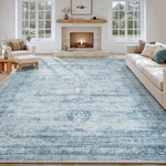 Carpelux 9x12 Area Rug For Living Room Bedroom Dining Large Washable Soft. Fixed Price $243.73.