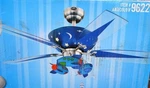 Harbor Breeze Lighted Ceiling Suspended Fan Rocket Space Ships 44 W/ 5 Blades. Fixed Price $160.00.