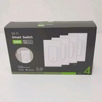 4 Pack Gosund Wifi Smart Light Switch In-wall Single-pole 15a For Android Device. Fixed Price $43.70.