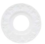 New Hampton Bay 10in Ceiling Medallion White Victorian Molded Plastic Fixture. Fixed Price $22.99.