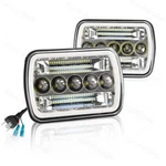 Pair H6054 5x7 7x6 Led Headlights Sealed High/low Beam Compatible With Ford E.... Fixed Price $155.91.