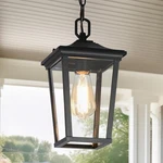 Log Outdoor Pendant Light Fixture, Farmhouse Exterior Lights, Anti-rust Ceiling. Fixed Price $68.22.